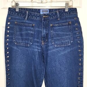 Vintage Y2K Extreme Limit grommet jeans Sz 11